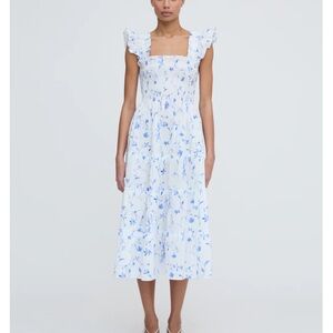 Hill House Ellie Nap Dress in Blue Botanical